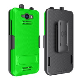 Wireless ProTech For Sonim XP5PLUS (XP5900) Case and Holster Combo with Kickstand - Lime Green