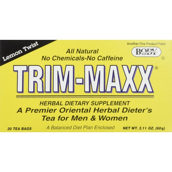 BODY BREAKTHROUGH TEA,DIET TRIM-MAXX,LEMON, 30 BAG