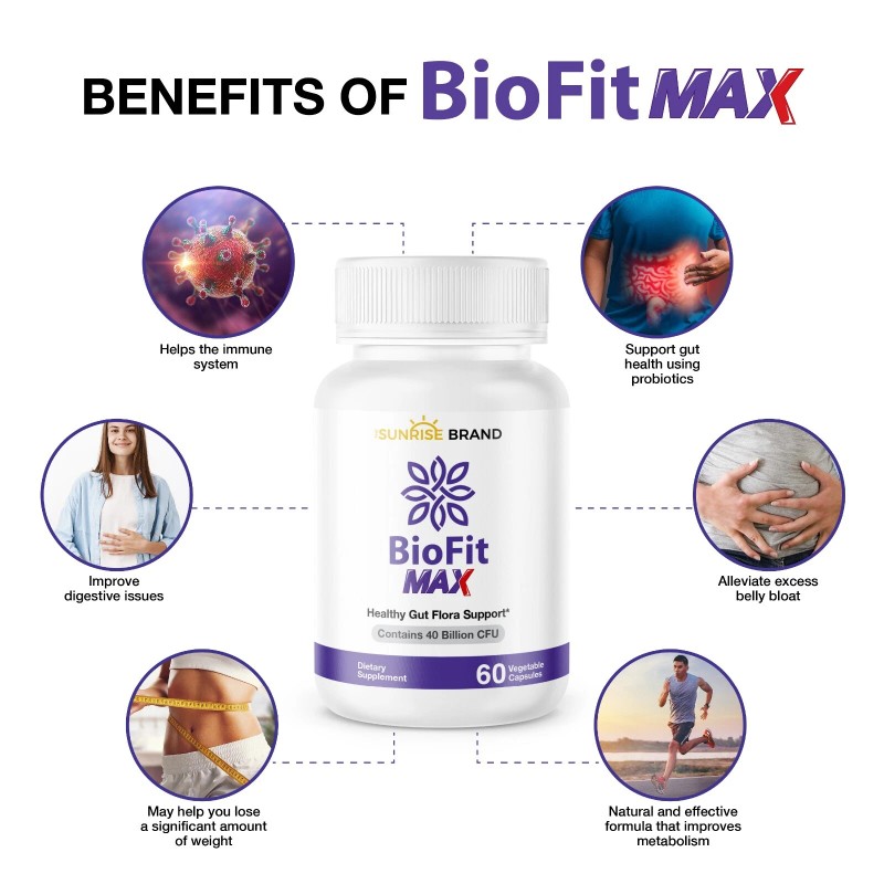 The Sunrise Brand Bio Fit Max - Healthy Gut Flora