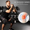 Rodilleras Ortopedicas de Compresión, 2 Piezas Rodilleras Gym, Gris