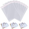 UltraOutlet 12x16 inches Large Clear Resealable Cellophane Bags for Packaging