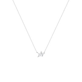 Elli Women Bird Oregami 925 Sterling Silver Necklace of Length 45cm 0103821317_45