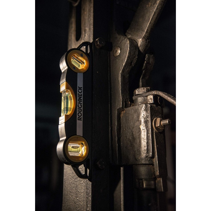 Roughneck ROU43830 Magnetic Torpedo Level 225mm/9", Black
