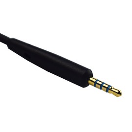 Replacement Audio 2.5mm to 3.5mm Cable Compatible Bose QuietComfort 25 QC25 Headphones with Mic and Volume Control (Black)