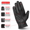aaasportx Motorrad Handschuhe Herr Leder Touchscreen Funktion - Protektoren Motorradhandschuhe