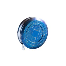 TEC Accessories Ti-Tape Titanium Retractable Tape Measure - Exclusive Edition - PCB Design - 3 Foot User-Replaceable Tape - Pocket Size - Imperial and Metric - Keychain Clip - Everyday Carry