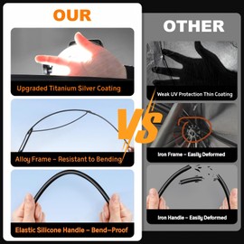 Sun Protection Car Windscreen 145 x 79 cm, Windscreen Comes with Storage Bag, for Certain Saloons, Vans & SUVs