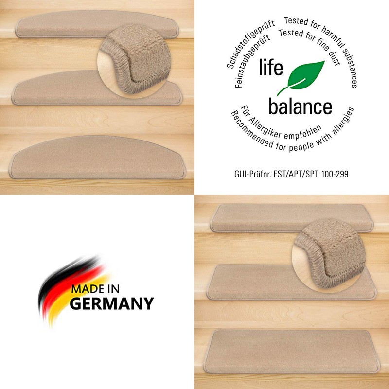 Kettelservice-Metzker® Vorwerk Stair Mats Plain Single and Economy Sets Light