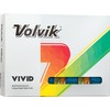 Volvik Vivid Matte Finish Blue Golf Balls (One Dozen)