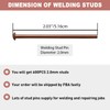 WISPAUSU 2.0mm Stud Welding Pins for Car Dent Puller Repair
