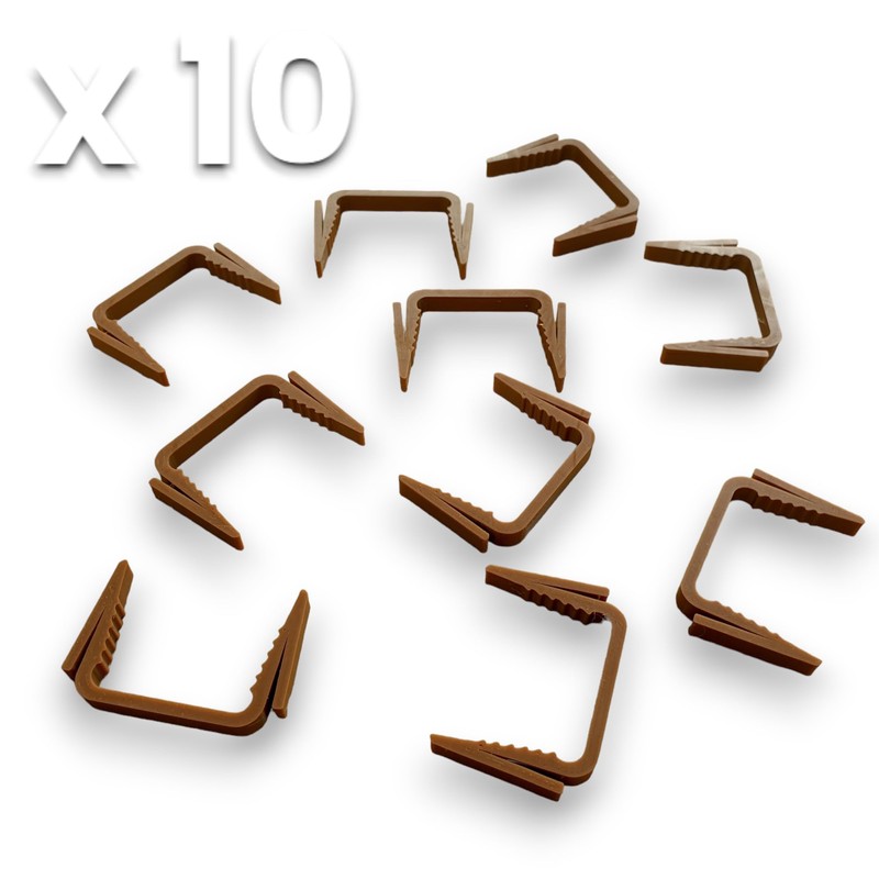 Fence panel anti wobble clips x 10