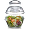 Prodyne Acrylic Iced Up Salad To Go Bowl, 5.5 Qt.