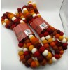 Trader Joe’s 2 Handcrafted 9' Felted Wool Garland For Fall