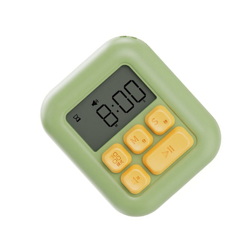 Digital Kitchen Timer Cute Precise Magnetic Easy Operation Clear Alarm