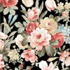 Ambiente Serviette Motiv : Kate Black - Blumen schwarz -