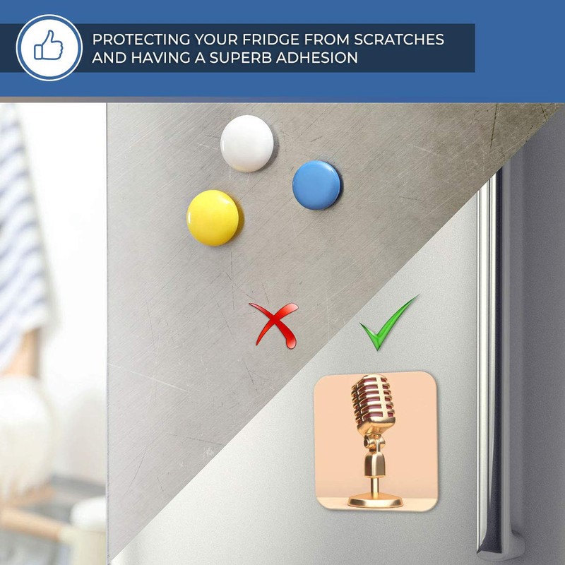 Destination Vinyl ltd Fridge Magnet - Microphone Radio Broadcast 16319