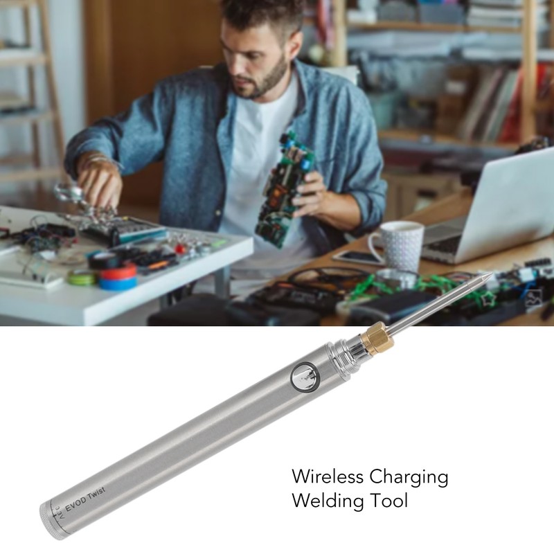 Wireless Charging Welding Pen Rechargeable Soldering Iron Tip Tool with