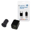 LogiLink PA0076 USB-Reiseadapter Set schwarz
