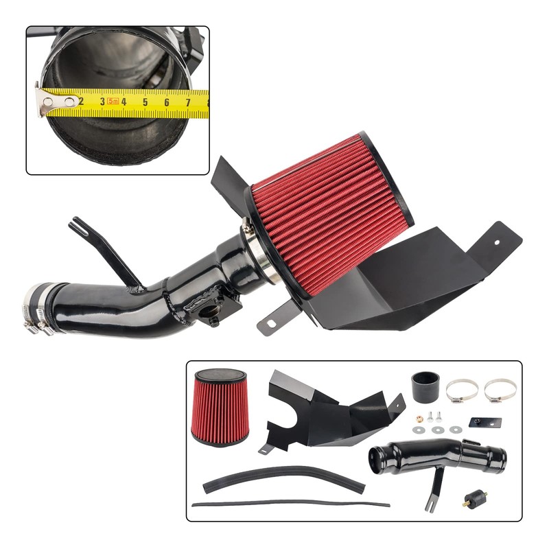 KAX 2.75 inch Cold Air Intake System Kit & Heat