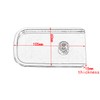 HDBUBALUS Motorcycle Brake Pedal Pad Cover for Harley Touring Softail