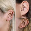 Adramata G23 Titanium Helix Piercings for Women Men Titanium Septum