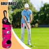 Golf Tee Holder, Golf Ball Storage with Keychains, Multi-Functional Lightweight