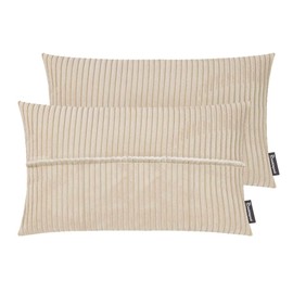 Bookiepad Cosy Shara Complete Cushion (Cream, 60 x 40 cm)
