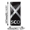 Biomar Labs 2 x Sticker Number Plate Scotland Scottish SCO