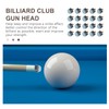 Gatuida 20 Pcs Pool Cue Billiard Accessories Billiard Cue Tips