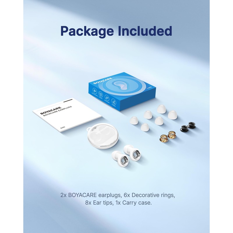 Ear Plugs for Sleeping Noise Cancelling, 45dB Reusable Earplugs for