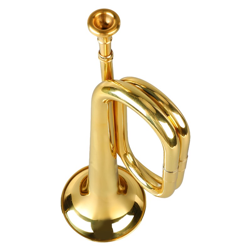 Military Style Trumpet C Key Brass Easy to Play Trumpet