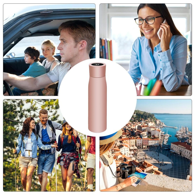 Smart Water Bottle - Temperature Display LED Thermal Bottle with