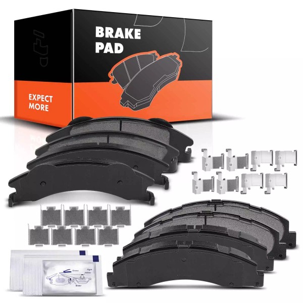 Unbranded Front & Rear Brake Pads for Ford E-150 E-250