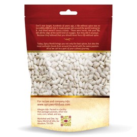 Spicy World Cannelini Beans 4 LB - From Italy - Dried White Medium Sized Kidney Beans (Cannellini)