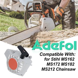 Adefol 1148 080 2106 Recoil Starter Assembly Recoil Pull Starter for Stihl MS162 MS172 MS182 MS212 Chainsaw, MS172 MS182 Recoil Starter Chainsaw Replacement Parts Replece 1148-080-2106