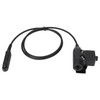 U94 PTT Adapter Cable 35.4in Walkie Talkie Headset Connector Cable