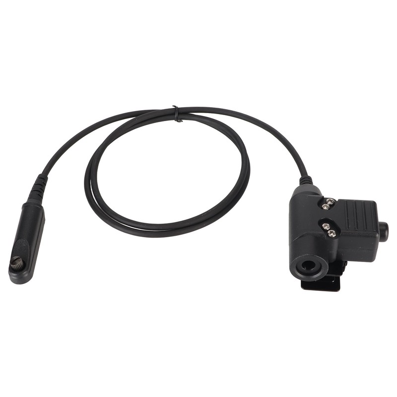 U94 PTT Adapter Cable 35.4in Walkie Talkie Headset Connector Cable