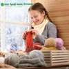 Coopay Knitting for Beginners Set, 50 Pieces Bamboo Knitting Needles