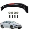 WFLNHB Glossy Black Trunk Spoiler Wing with Brake Light Lamp