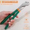 LEONTOOL Heavy Duty J-Clip Pliers, Anti-slip Comfortable Grip, Curved Nose