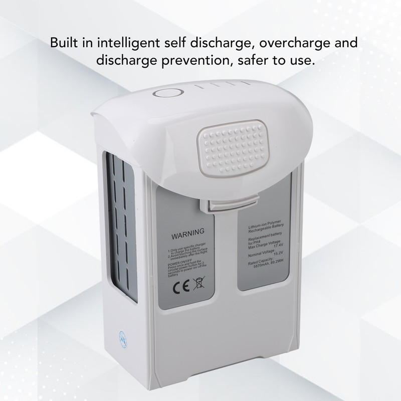Drone Battery White 5870mAh High Capacity Drone Intelligent Battery for