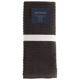 Juego de toallas de cocina 100% algodón, tejido a rayas, suave, absorbente, secado rápido, toallas de cocina multiusos, juego de toallas de cocina y paños de cocina, paños de cocina y paños de cocina, 15 x 26 cm, paquete de 6 unidades, color marrón sólid