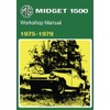 MG Midget 1500 Workshop Manual 1975-1979: AKM 4071B