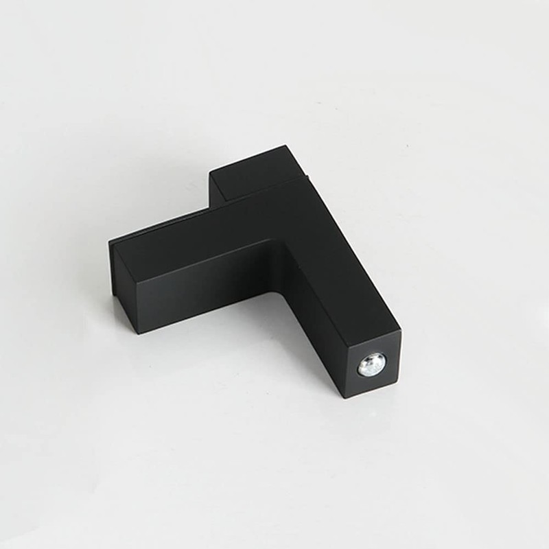 Metal Adjustable Floating Shelf Hardware, Wood/Glass Shelf Bracket Wall MountIing,Adjustable
