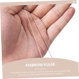 Healvian 3sets Eyebrow Ruler Drawing Tool Kit Makeup Auxiliary Ruler for Accurate Shaping 2pcs*3