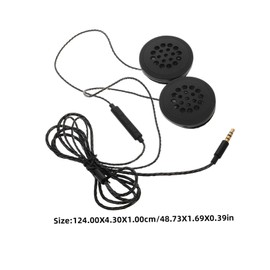 SHOWERORO Motorcycle Hardhat Headset with High Fidelity Audio Durable Comfortable Speakers for Sports Compatibility with Players Helmets