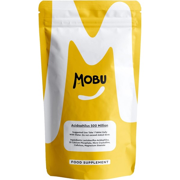 MOBU - Acidophilus Lactobacillus 50mg Probiotic - 500 Million CFU
