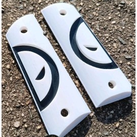 Colt Deadpool Full Size Colt 1911 Black & White Grips Kimber Rock Island