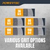 POWERTEC Bench Grinder Wheel 8 Inch 80 Grit, Aluminum Oxide