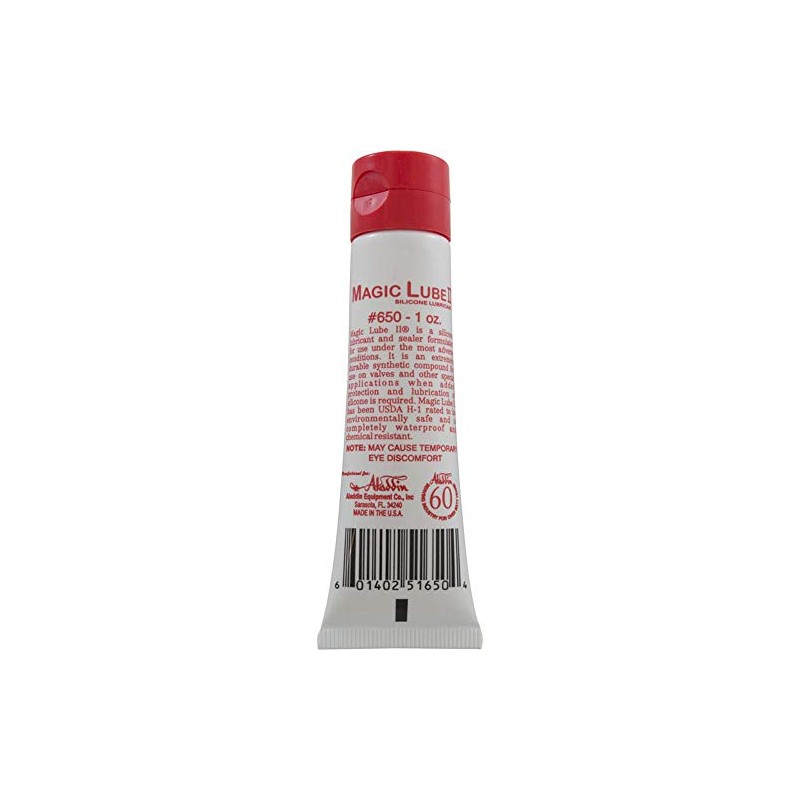 Aladdin 650 Magic Lube II Silicone Lubricant Sealant 1 OZ